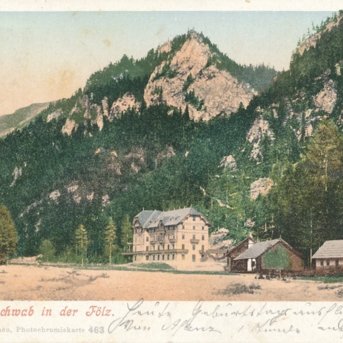 AK vom Hotel Hochschwab in der Tölz Steiermark Ansichtskarte (12621)