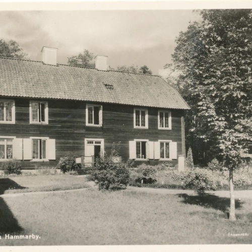 AK aus Uppsala Linnes Hammarby Schweden Ansichtskarte (12554)