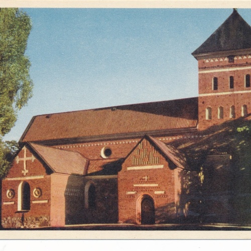 AK aus Uppsala Trefaldighetskyrkan Schweden Ansichtskarte (12558)