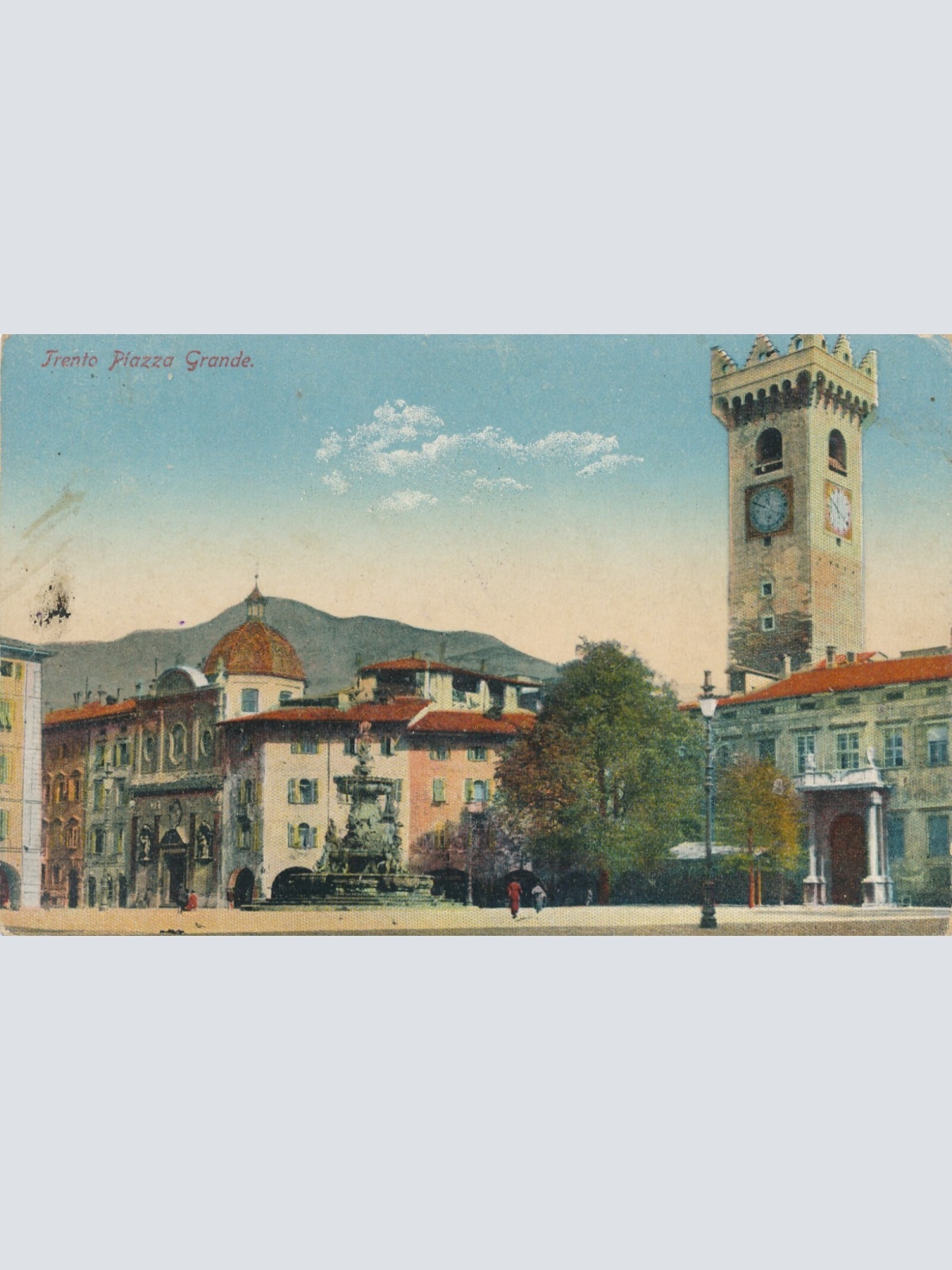 AK aus Trento Piazza Grande Italien Ansichtskarte (12579)