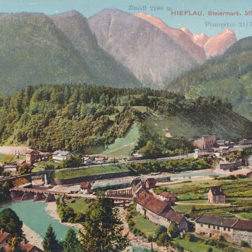 AK aus Hieflau Steiermark Ansichtskarte (12346)