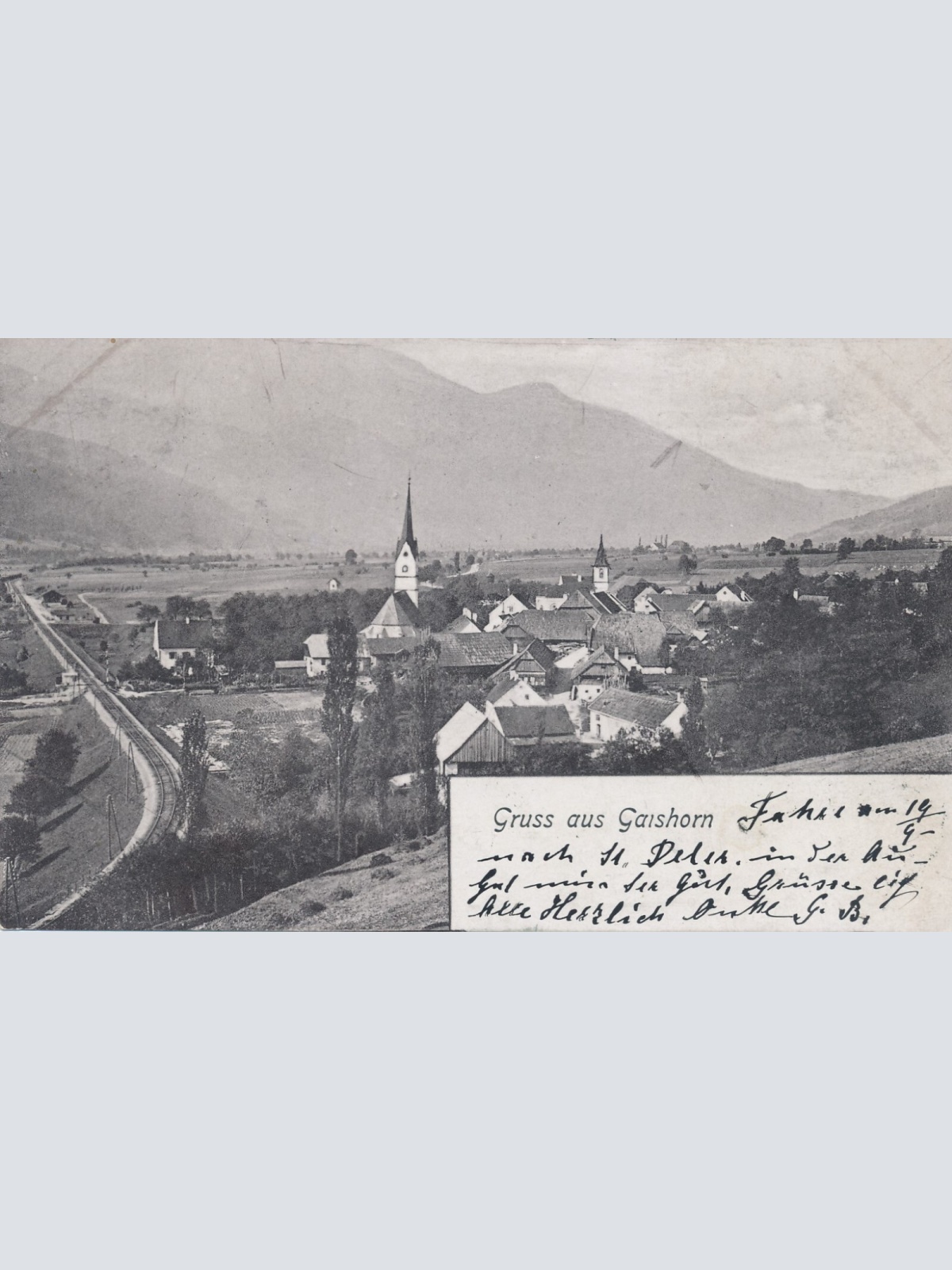 AK gruss aus Gaishorn Steiermark Ansichtskarte (12348)