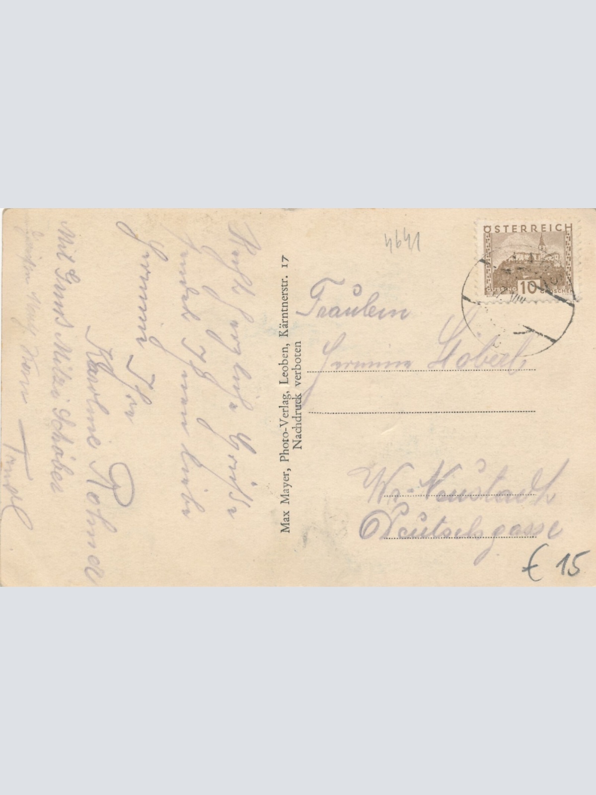 AK Markt Haus mit Sinabell und Eselstein Ansichtskarte (12390)