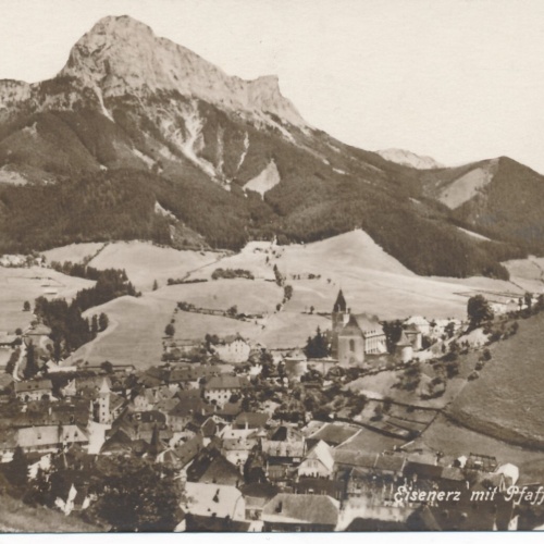 AK aus Eisenerz mit Pfaffenstein Steiermark Ansichtskarte (12801)