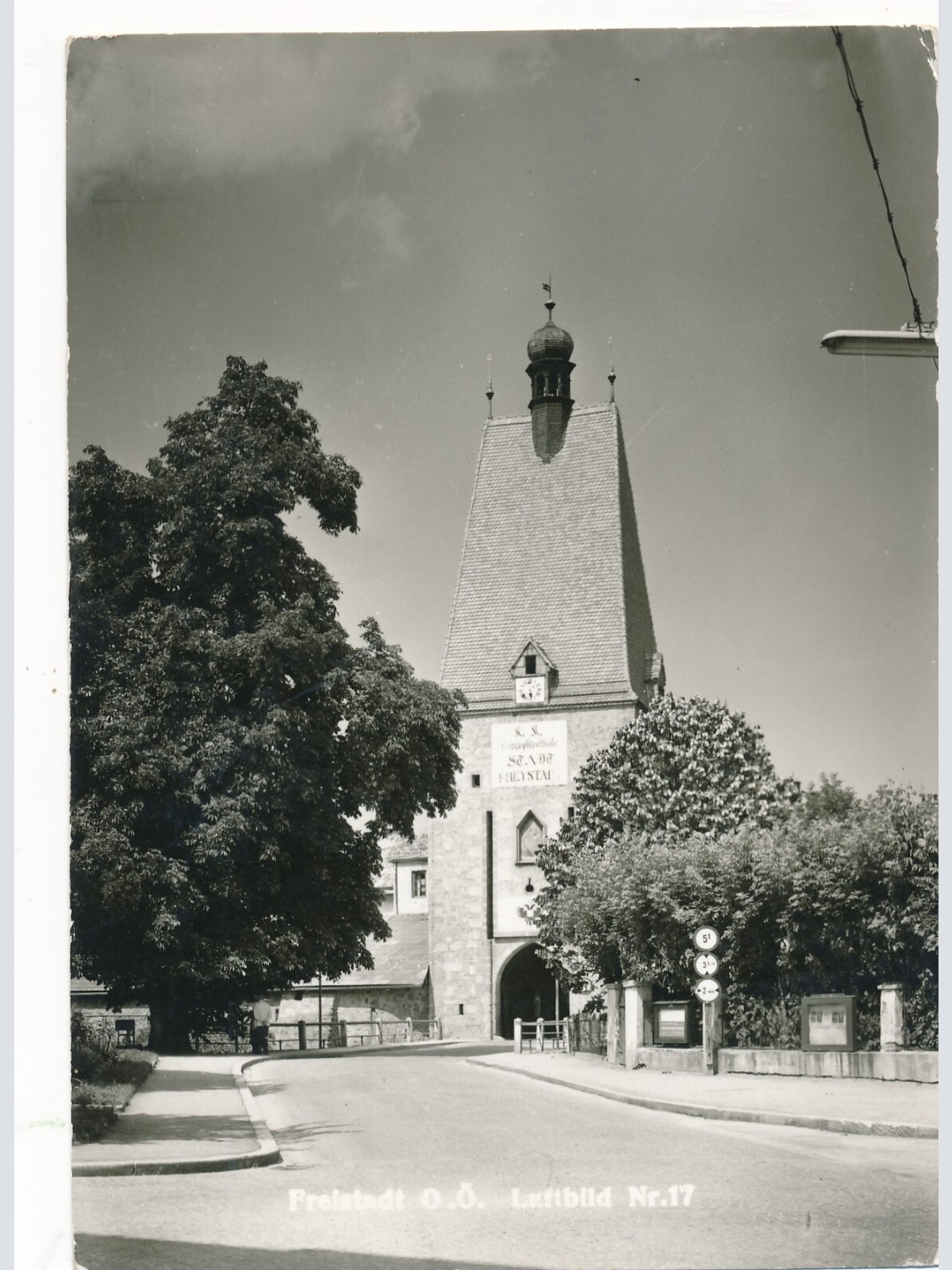 AK aus Freistadt Luftbild Nr. 17 Oberösterreich Ansichtskarte (12830)