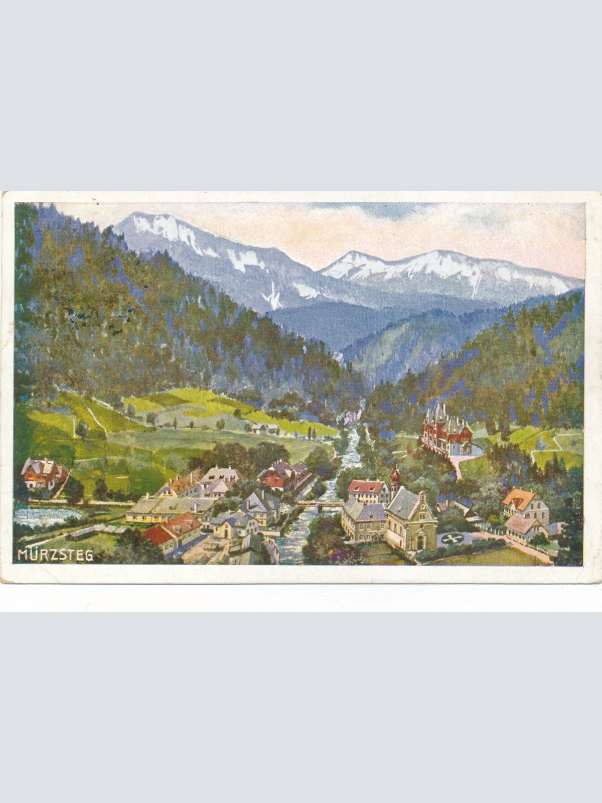 AK aus Mürzsteg Steiermark Ansichtskarte (12808)