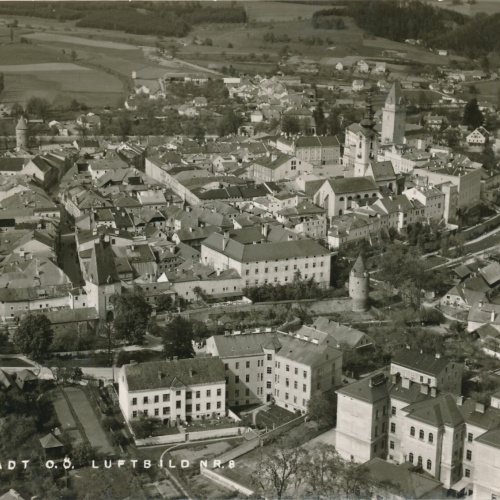 AK aus Freistadt Luftbild Nr. 8 Oberösterreich Ansichtskarte (12842)