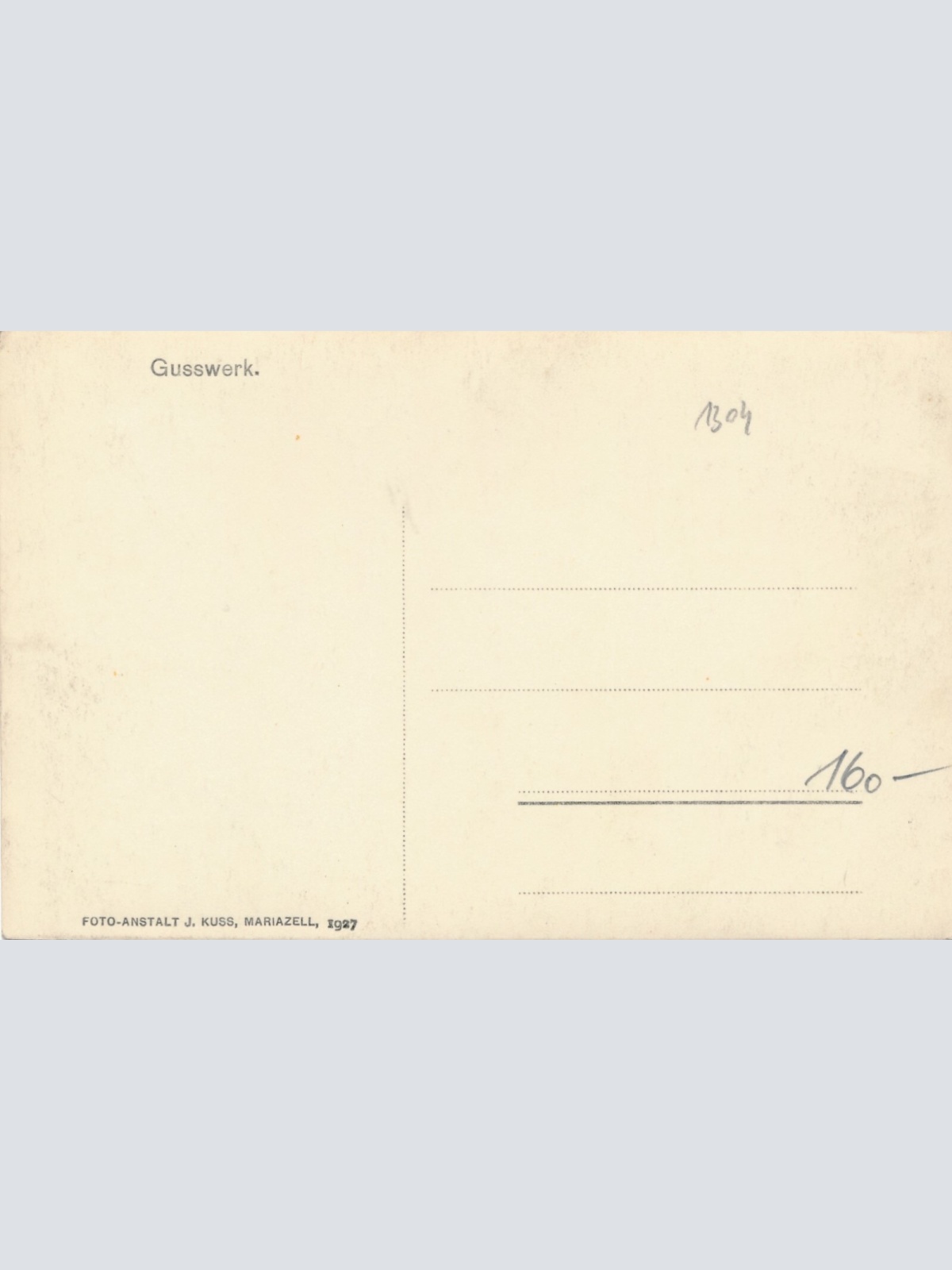 AK, Gusswerk, Steiermark (S2910)