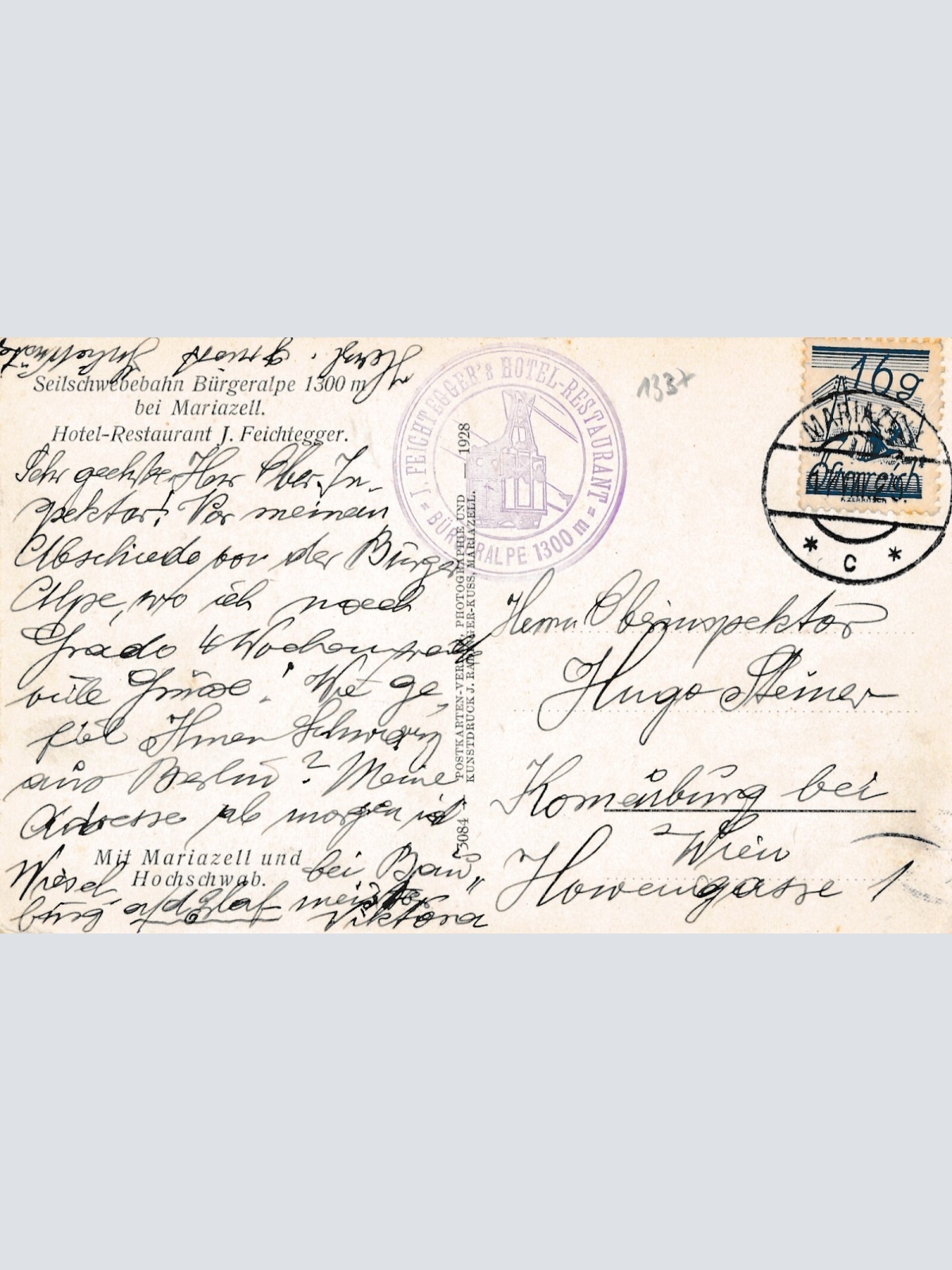 AK, Bürgeralpe bei Mariazell, Steiermark (S2985)