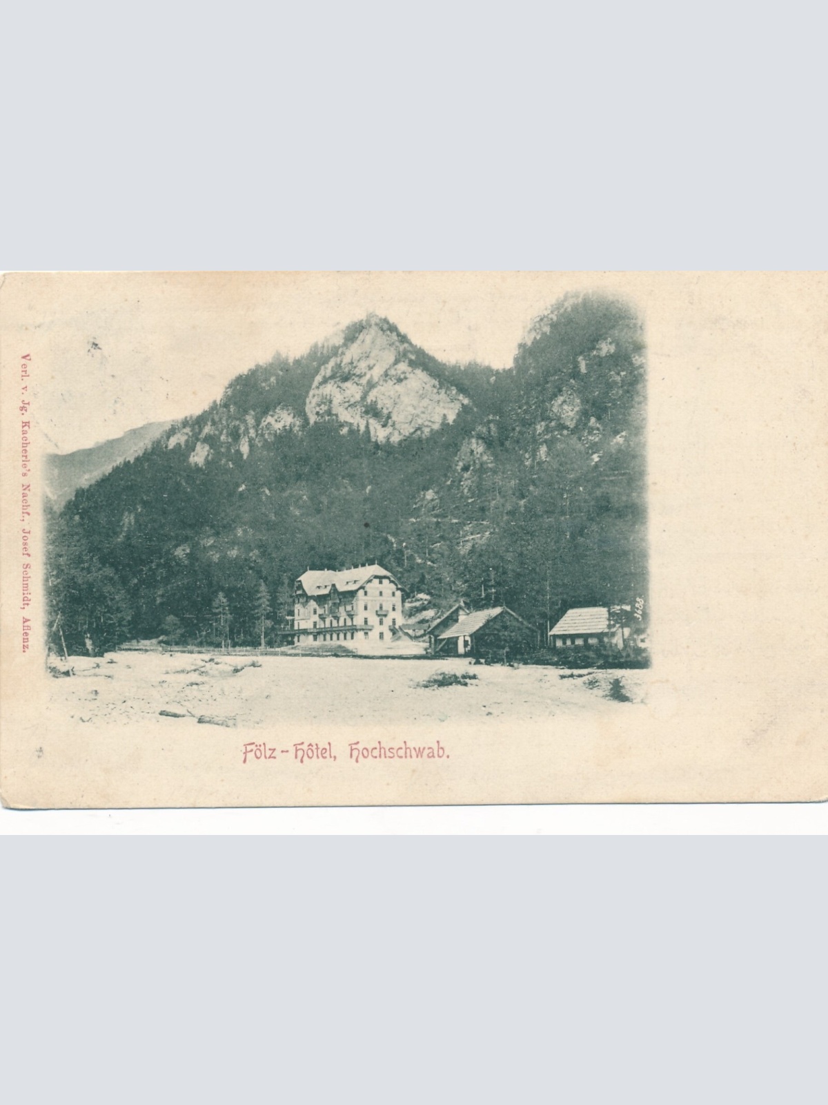 AK aus Fölz Hotel Hochschwab Steiermark Ansichtskarte (11872)