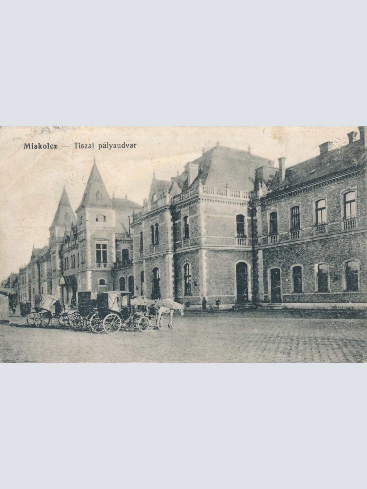 AK aus Miskolc Tiszai palyaudvar Ansichtskarte (11835)