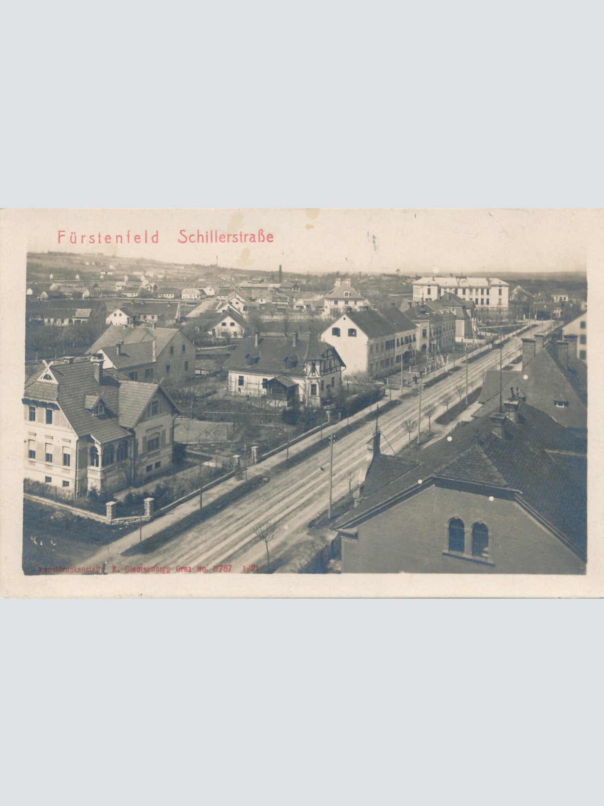 AK aus Fürstenfeld Schillerstrasse Steiermark Ansichtskarte (11874)