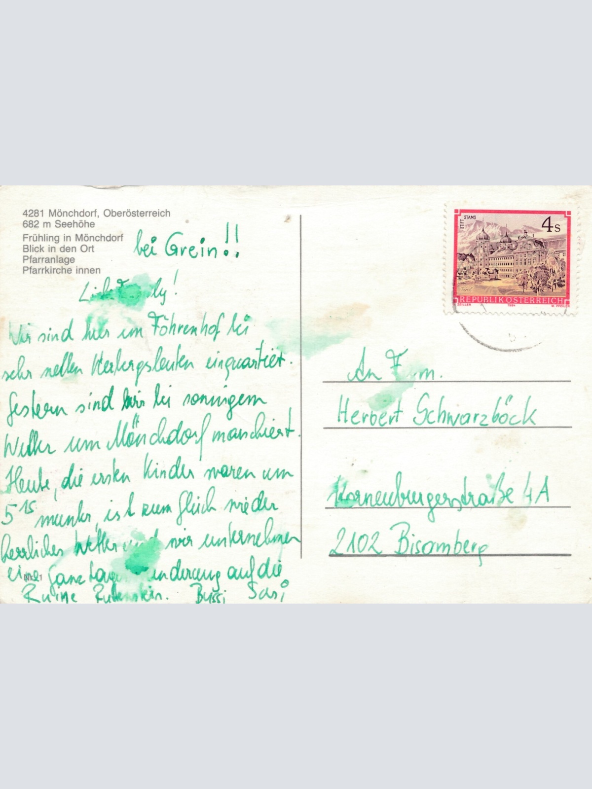 AK aus Mönchdorf Oberösterreich Mehrbildkarte Ansichtskarte (J340)