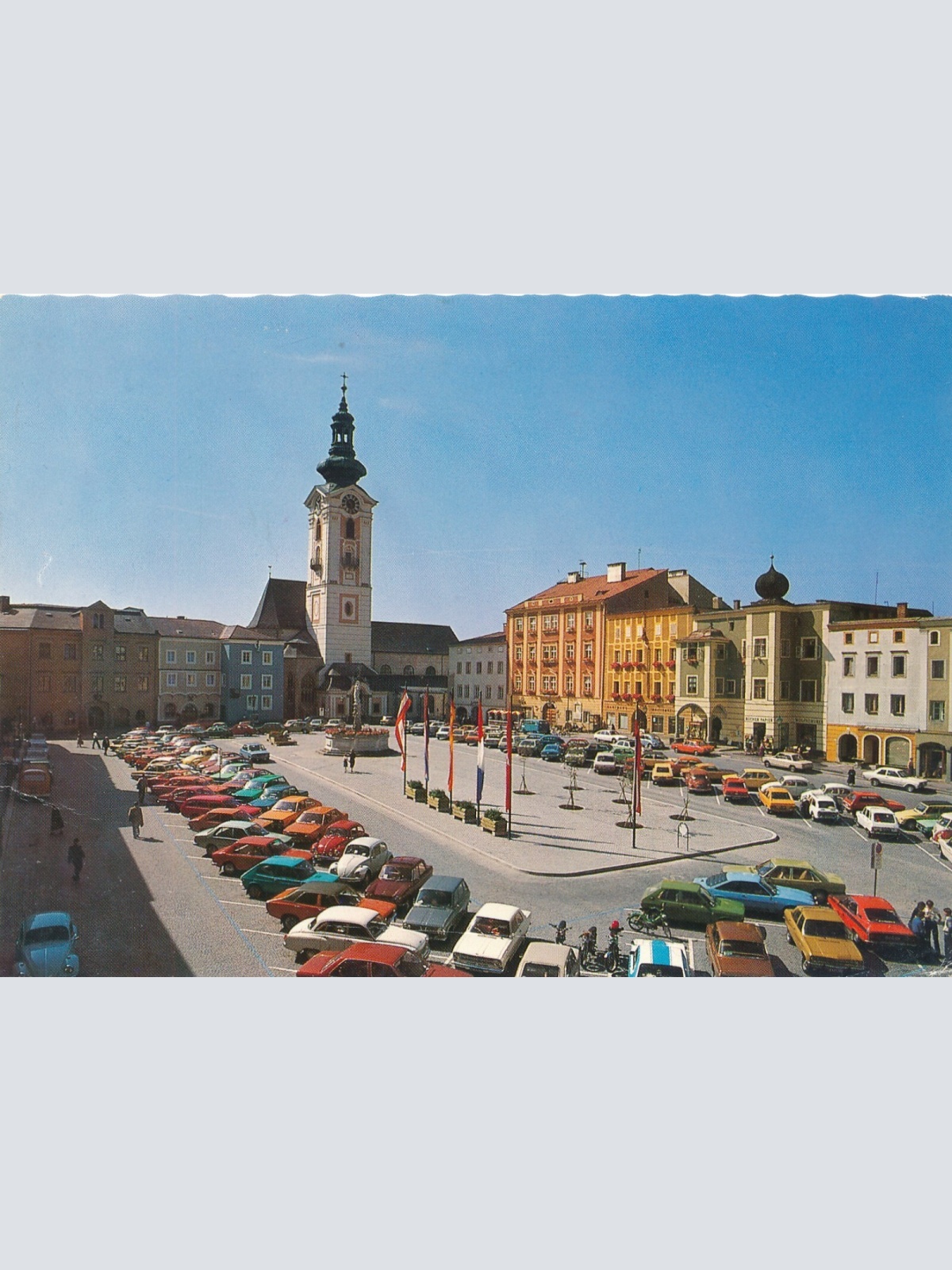 AK aus Freistadt mit Hauptplatz Oberösterreich Ansichtskarte (J359)