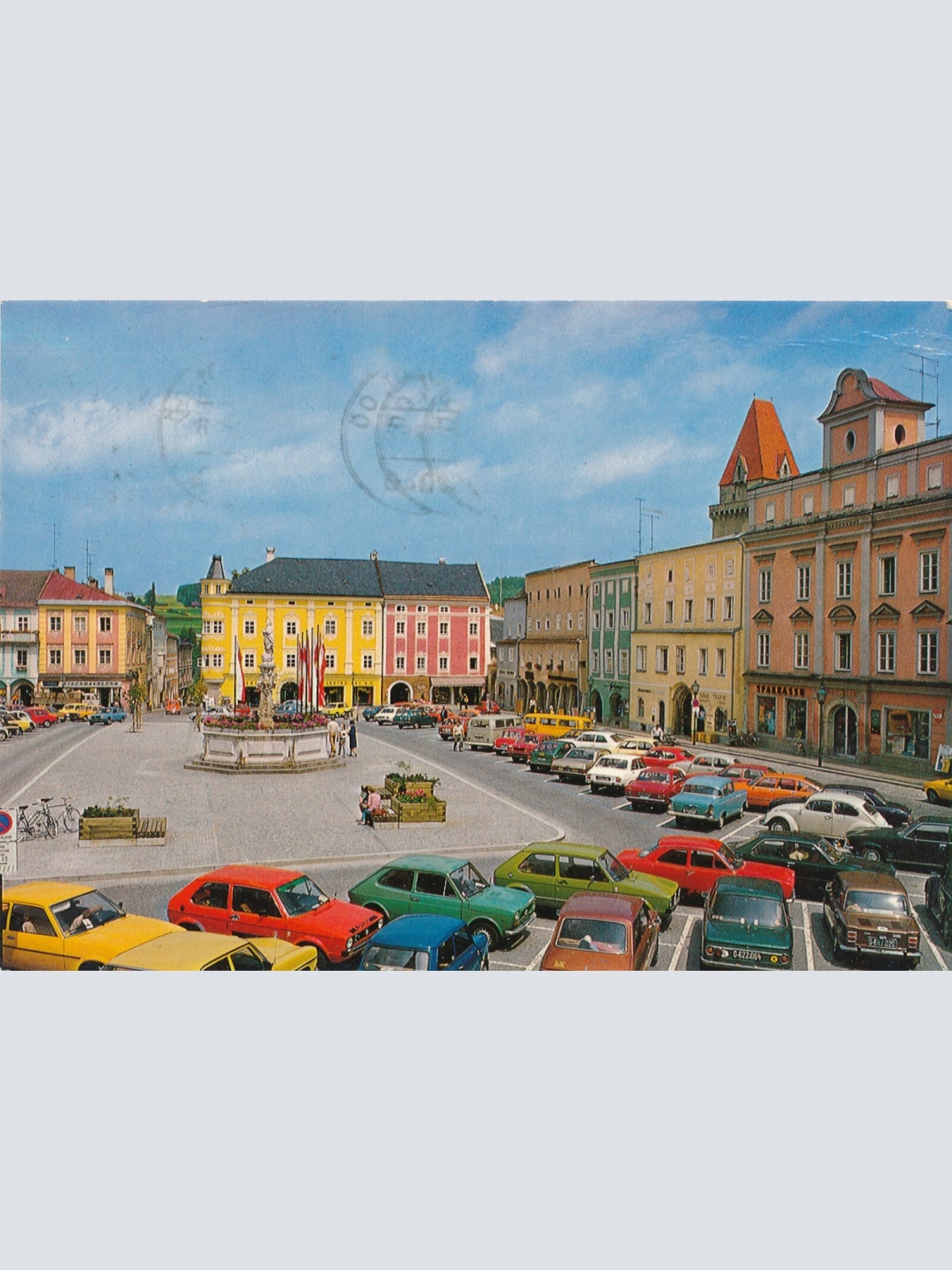 AK aus Freistadt mit Hauptplatz Oberösterreich Ansichtskarte (J360)