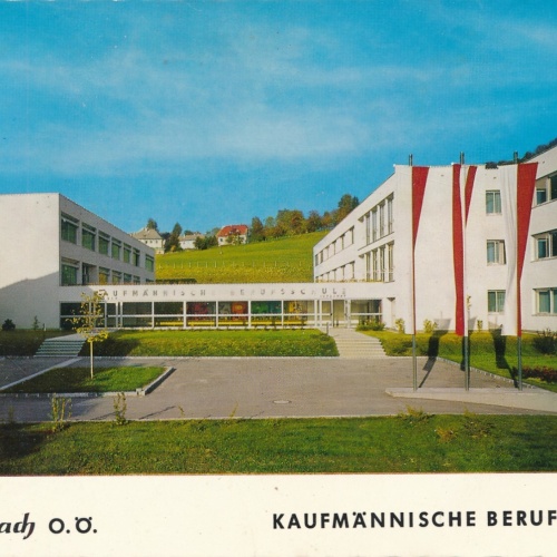 AK aus Rohrbach mit kaufmännischer Berufsschule Ansichtskarte (J366)