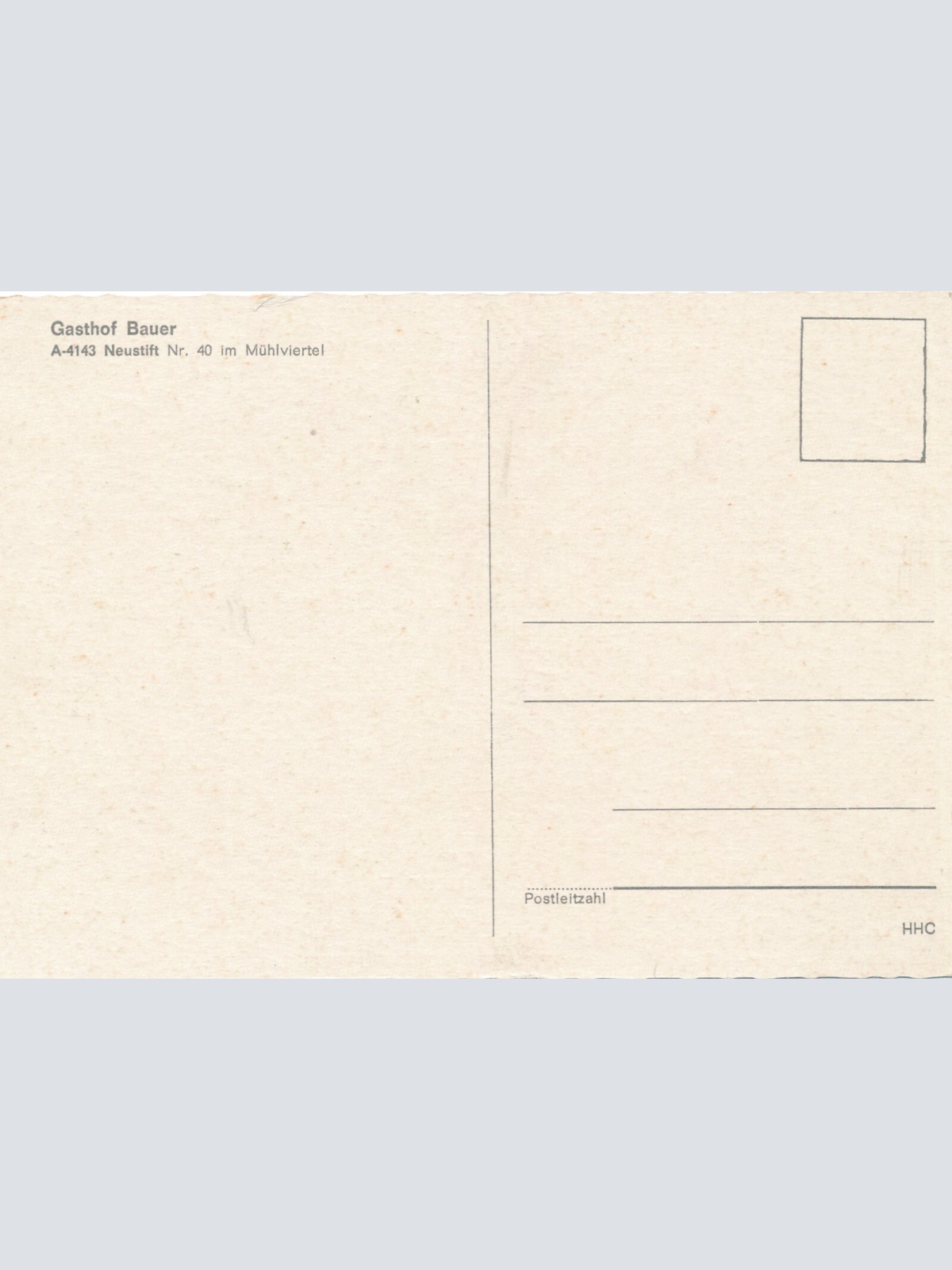 AK aus Neustift mit Gasthof Bauer Ansichtskarte (J368)