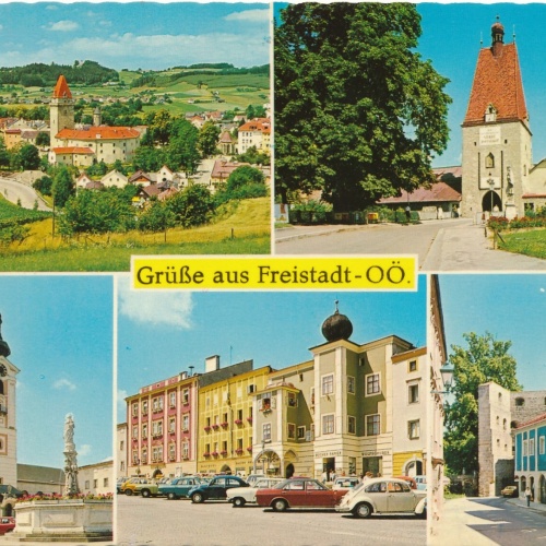 AK aus Freistadt Oberösterreich Mehrbildkarte Ansichtskarte (J354)