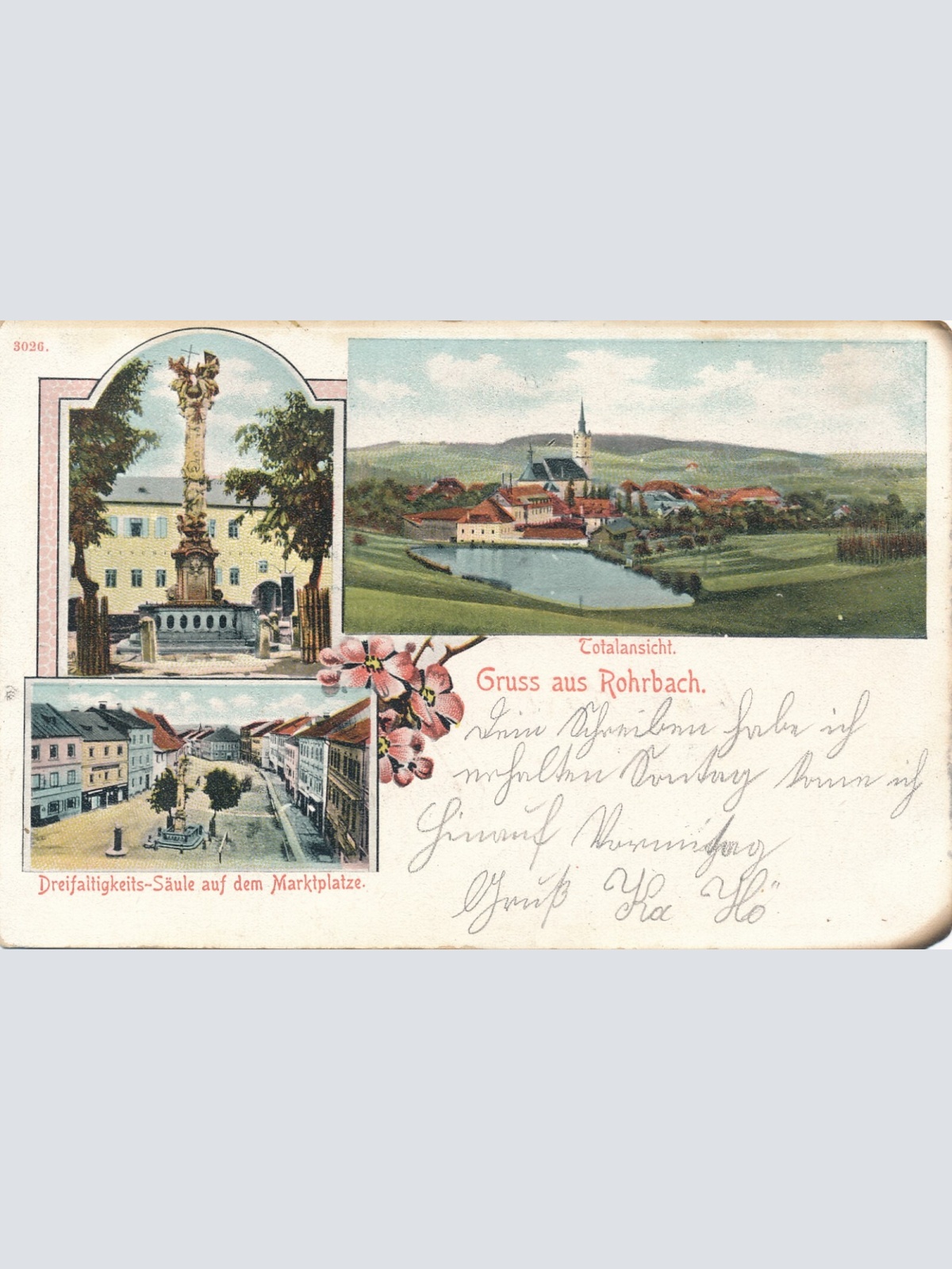 Litho - Karte gruss aus Rohrbach Oberösterreich Ansichtskarte (12045)