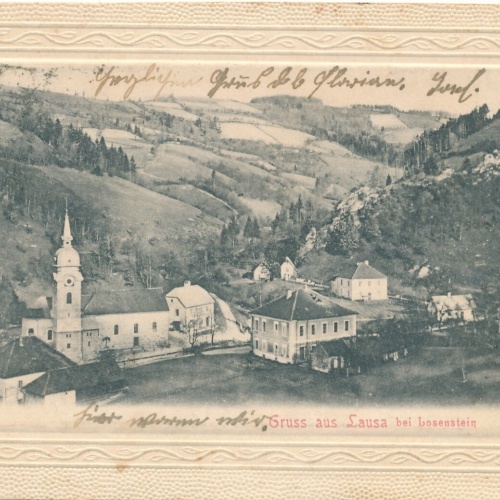 AK gruss aus Lausa bei Losenstein Oberösterreich Ansichtskarte (12047)