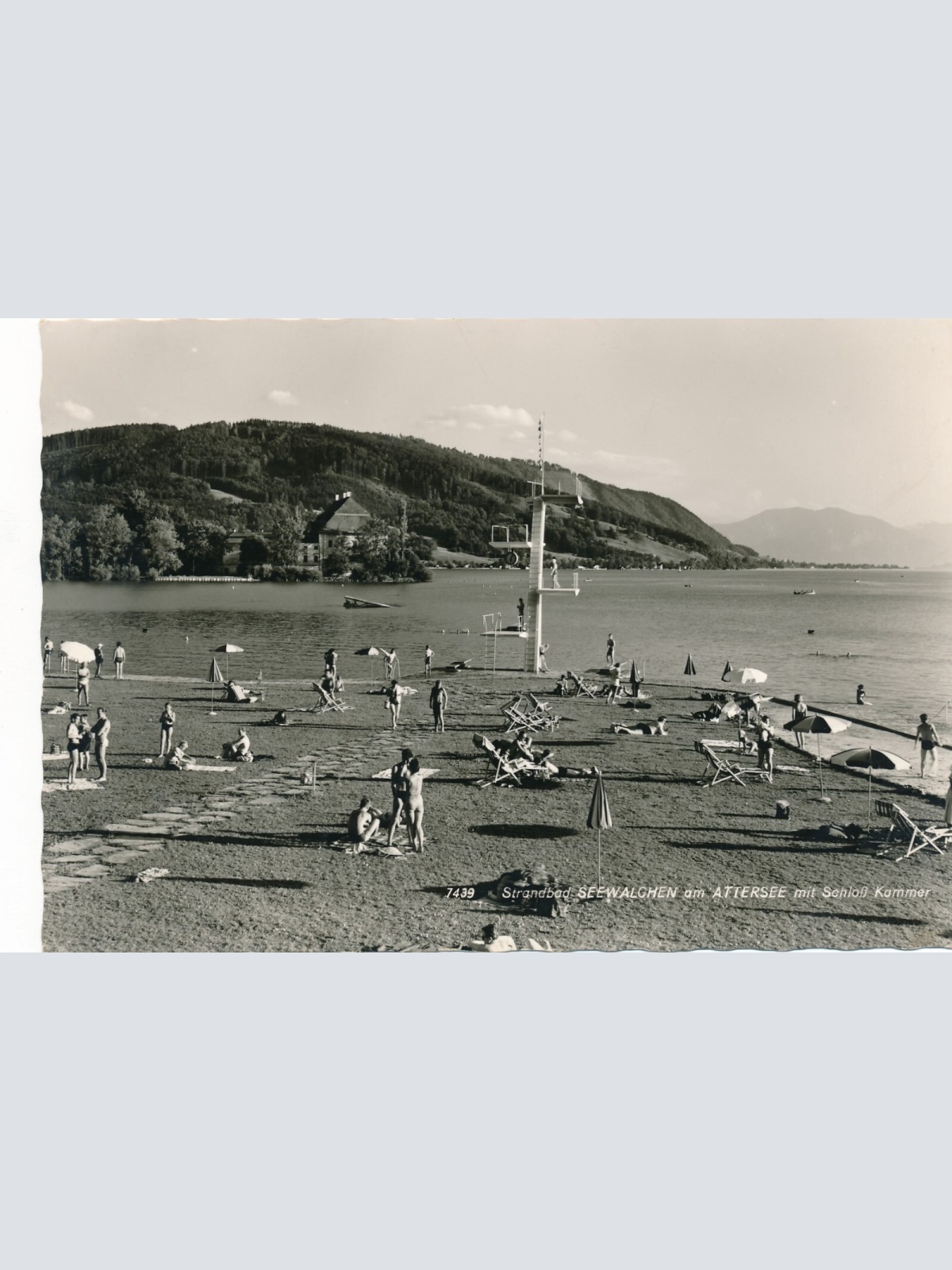 AK aus Seewalchen mit Strandbad Oberösterreich Ansichtskarte (11756)
