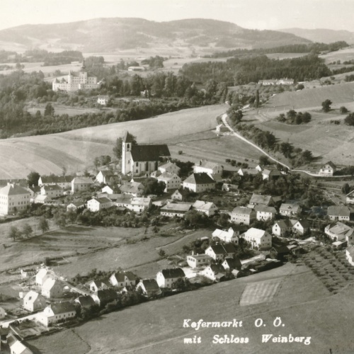 AK aus Kefermarkt mit Schloss Weinberg Oberösterreich (12919)