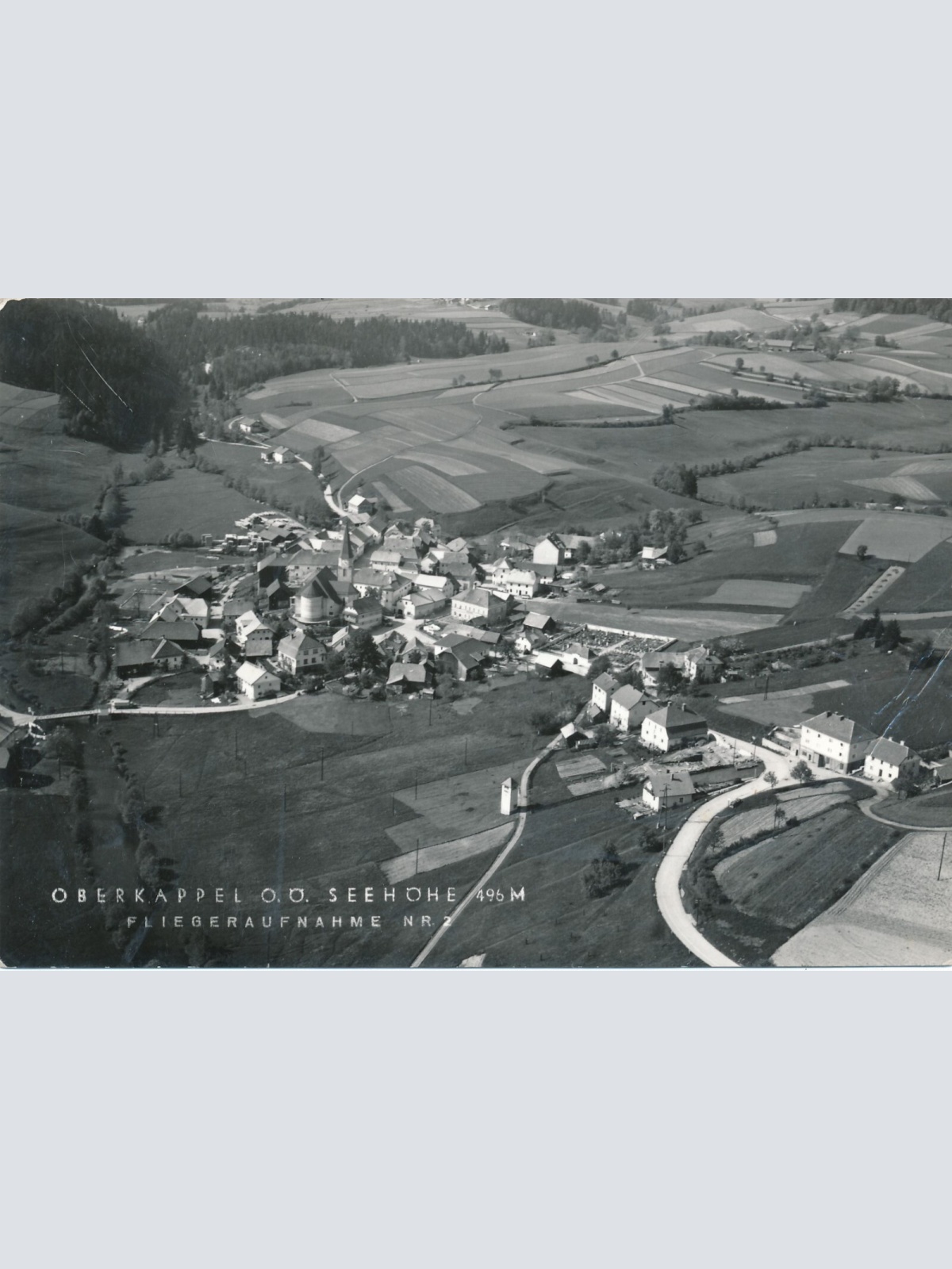 AK aus Oberkappel Fliegeraufnahme Nr. 2 Oberösterreich (12926)