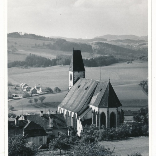 AK aus Kefermarkt mit Kirche Oberösterreich (12910)