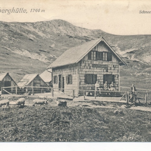 AK von der Windberg Hütte Steiermark Ansichtskarte (12645)