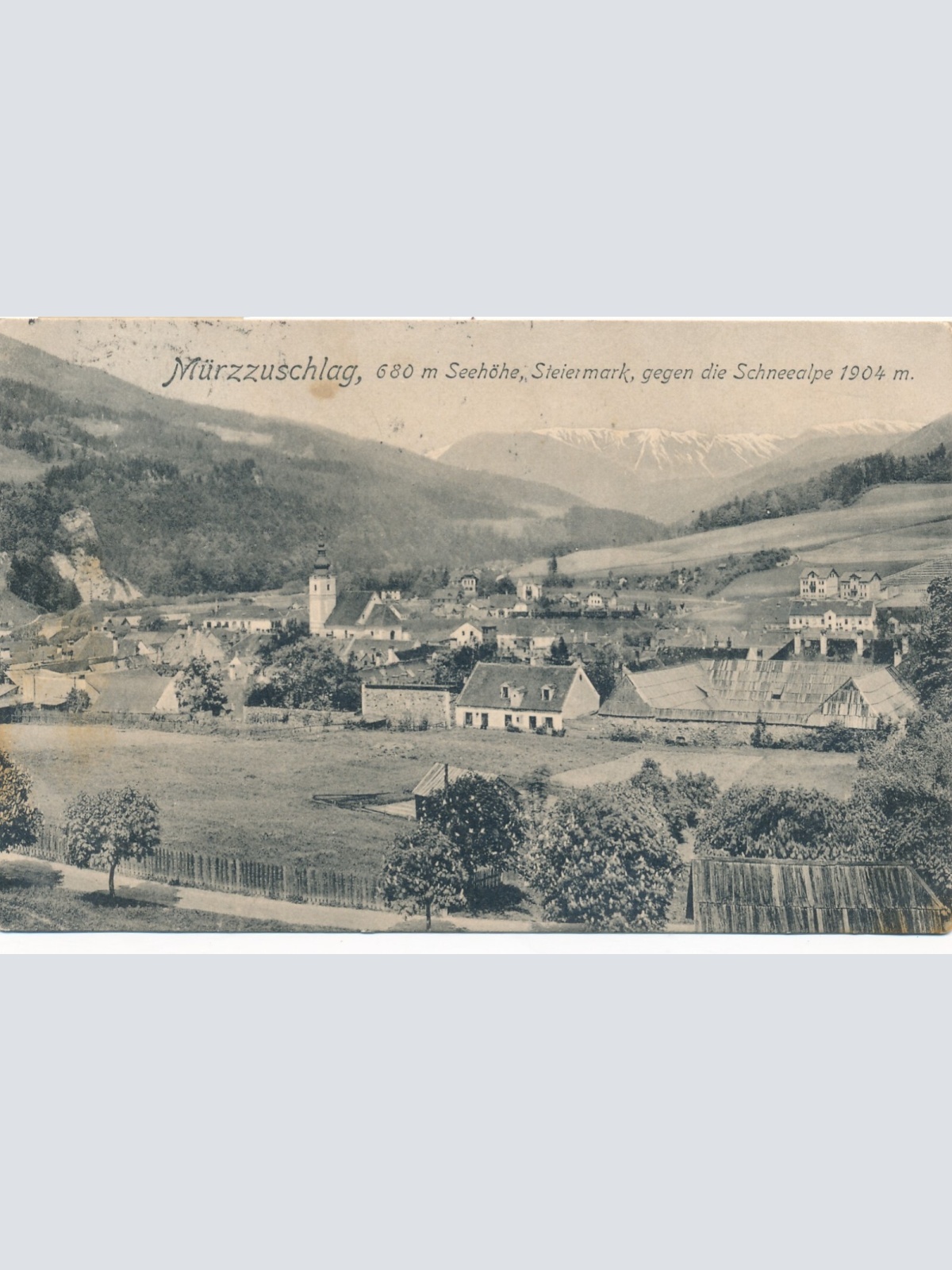 AK aus Mürzzuschlag Steiermark Ansichtskarte (12647)