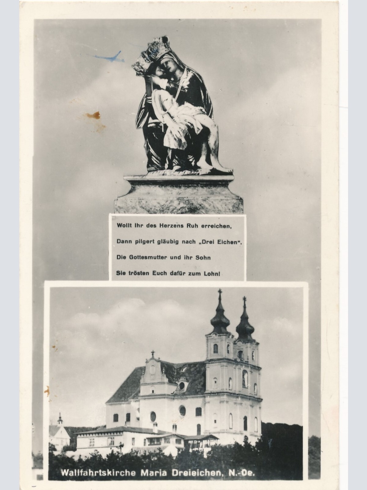 AK aus Maria Dreieichen Wallfahrtskirche Niederösterreich Ansichtskarte (12699)