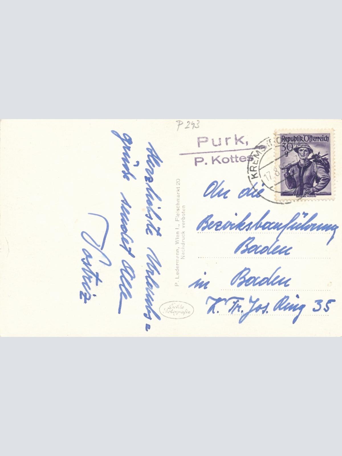 AK aus Purk Niederösterreich Ansichtskarte (12700)