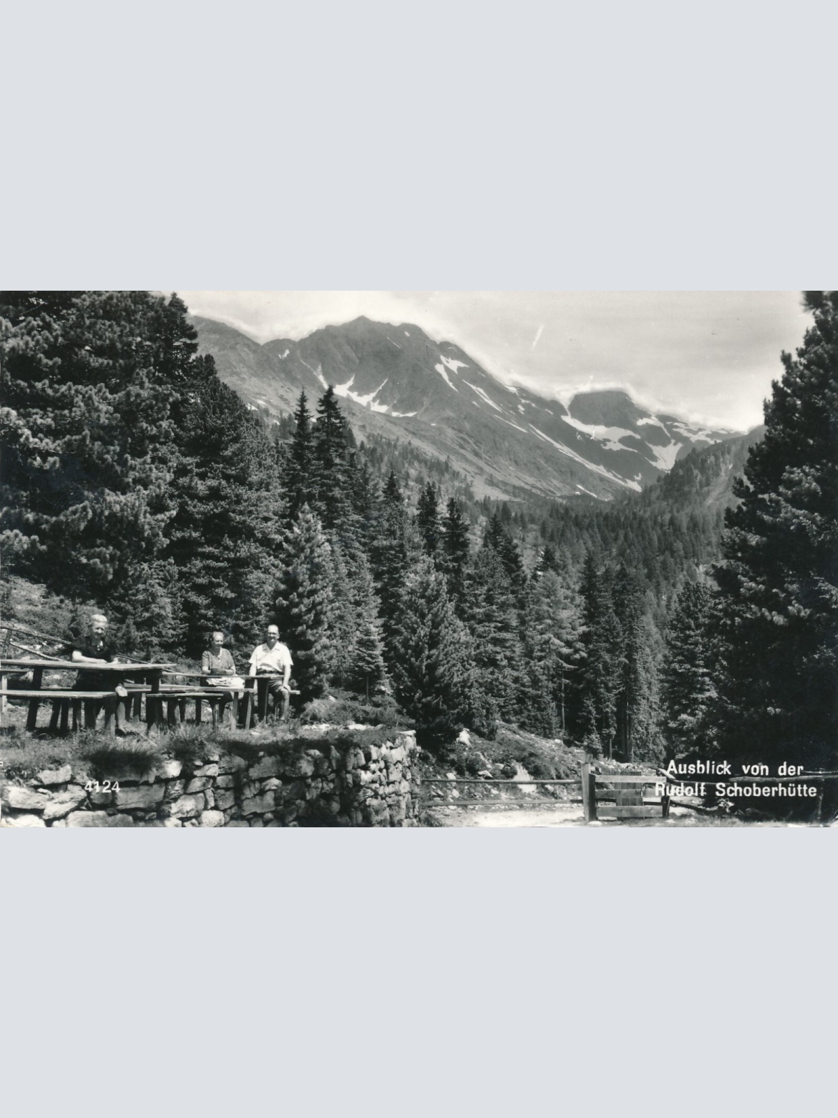 AK ausblick von der Rudolf Schoberhütte Steiermark Ansichtskarte (13138)