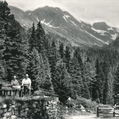 AK ausblick von der Rudolf Schoberhütte Steiermark Ansichtskarte (13138)