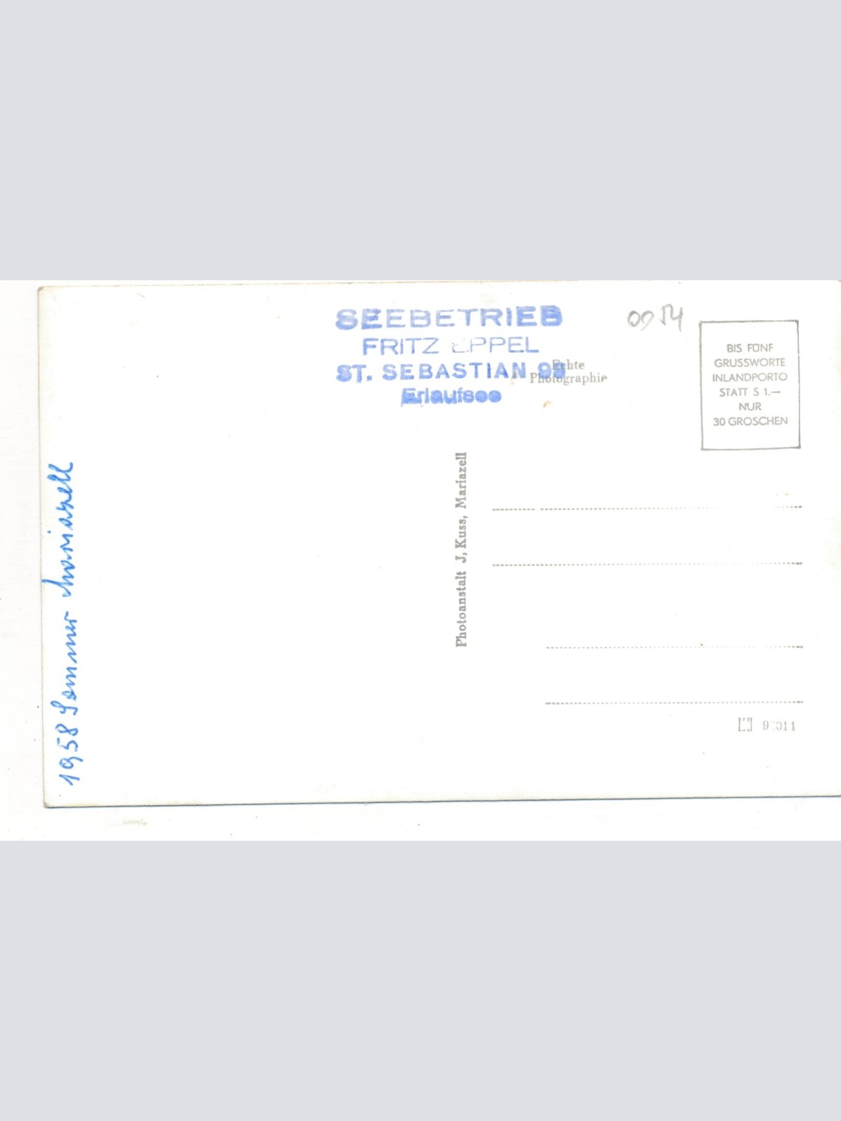 AK vom Erlaufsee Steiermark Ansichtskarte (13126)