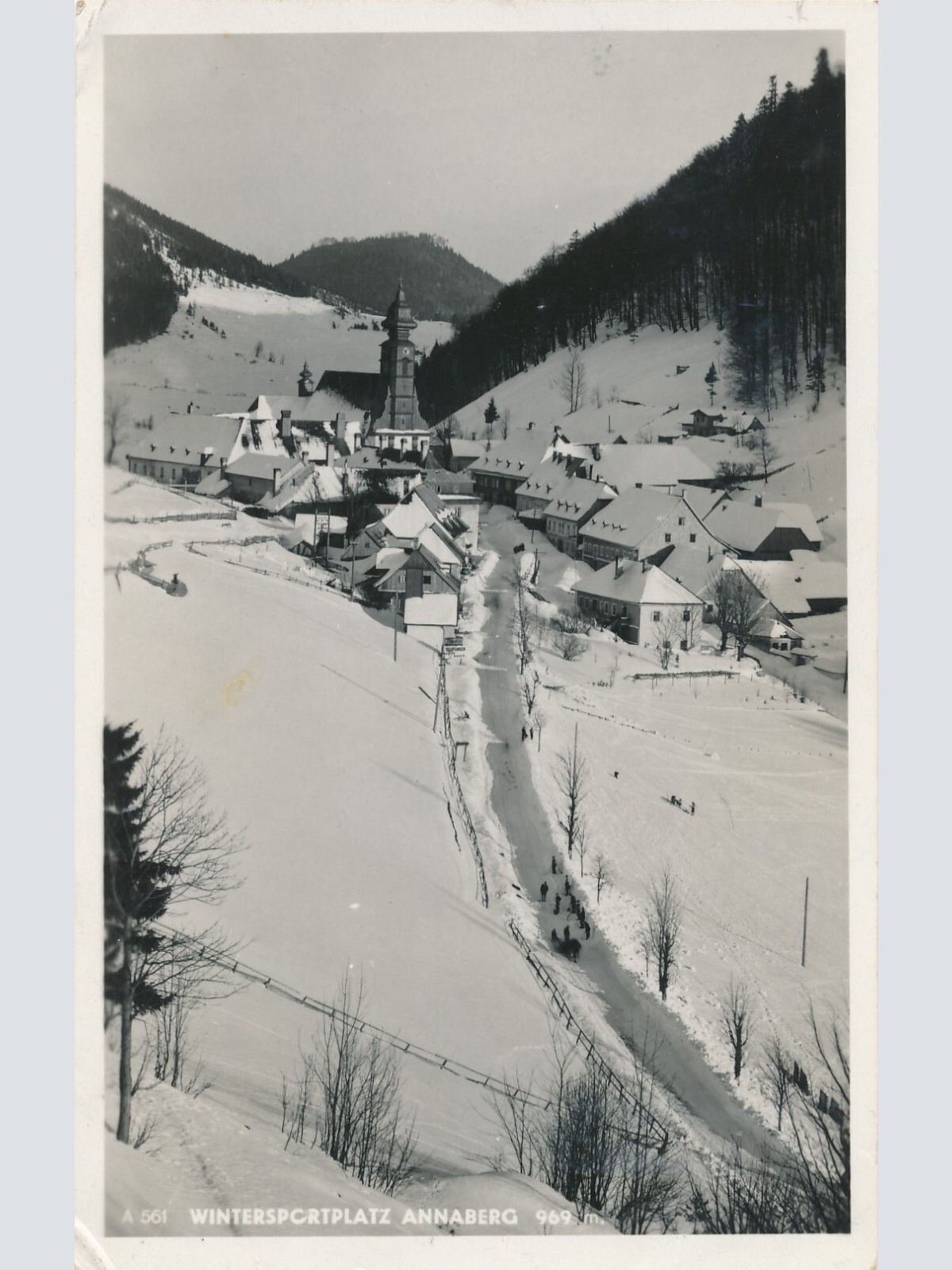 AK aus Annaberg mit Wintersportplatz Steiermark Ansichtskarte (13120)