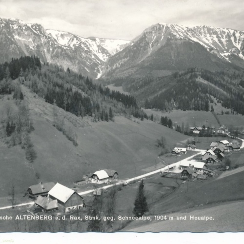 AK aus Altenberg an der Rax Steiermark Ansichtskarte (13140)