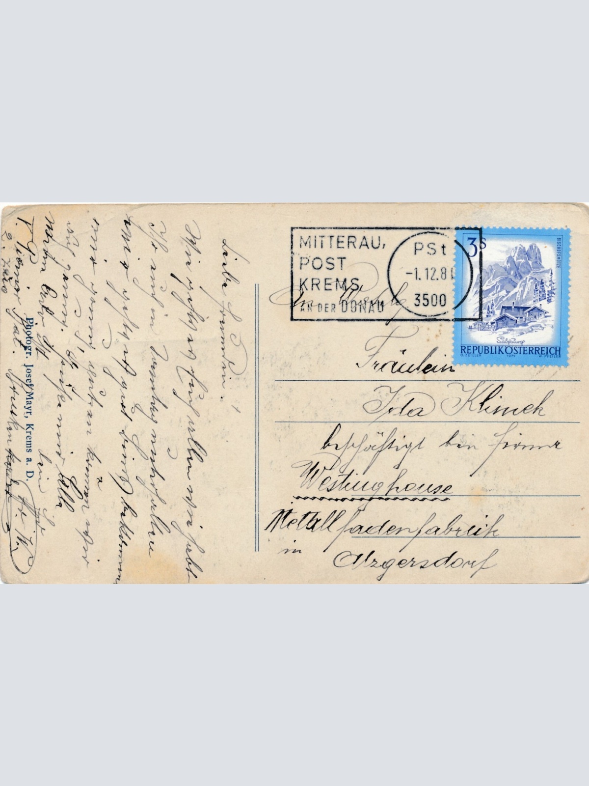 AK aus Krems an der Donau Niederösterreich Ansichtskarte (12742)