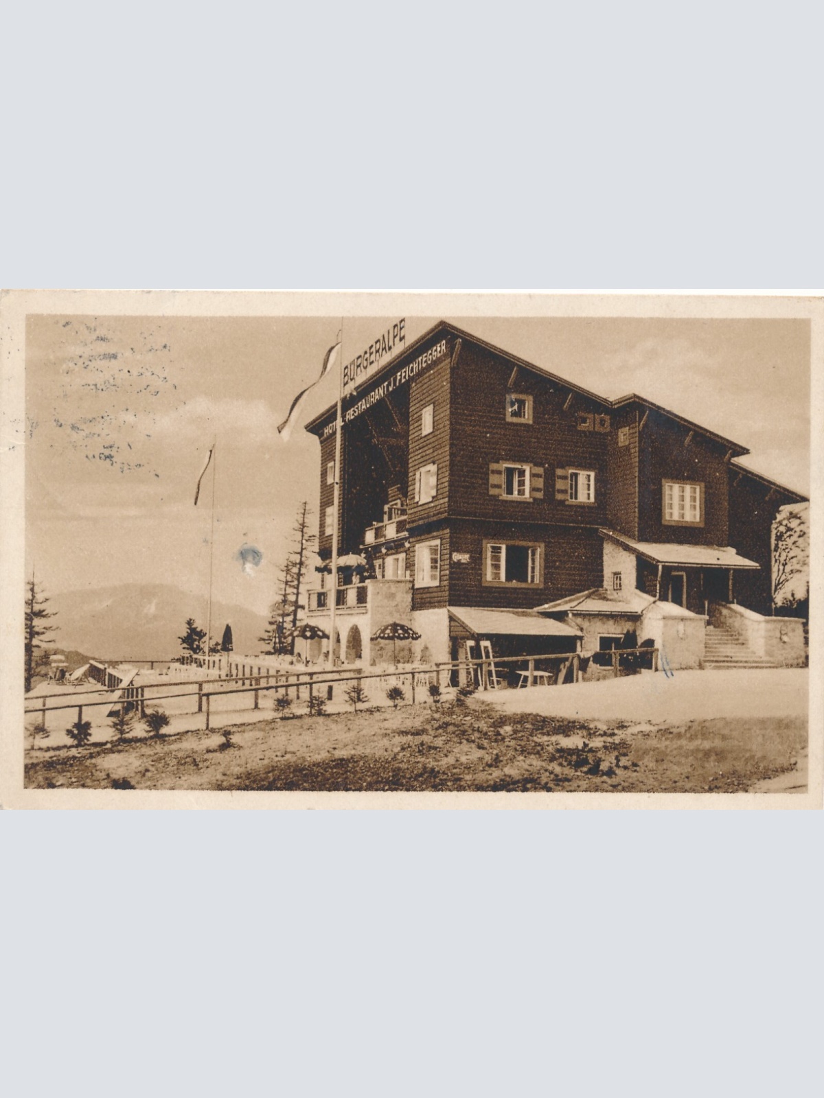 AK von der Bürgeralpe Steiermark Ansichtskarte (13152)