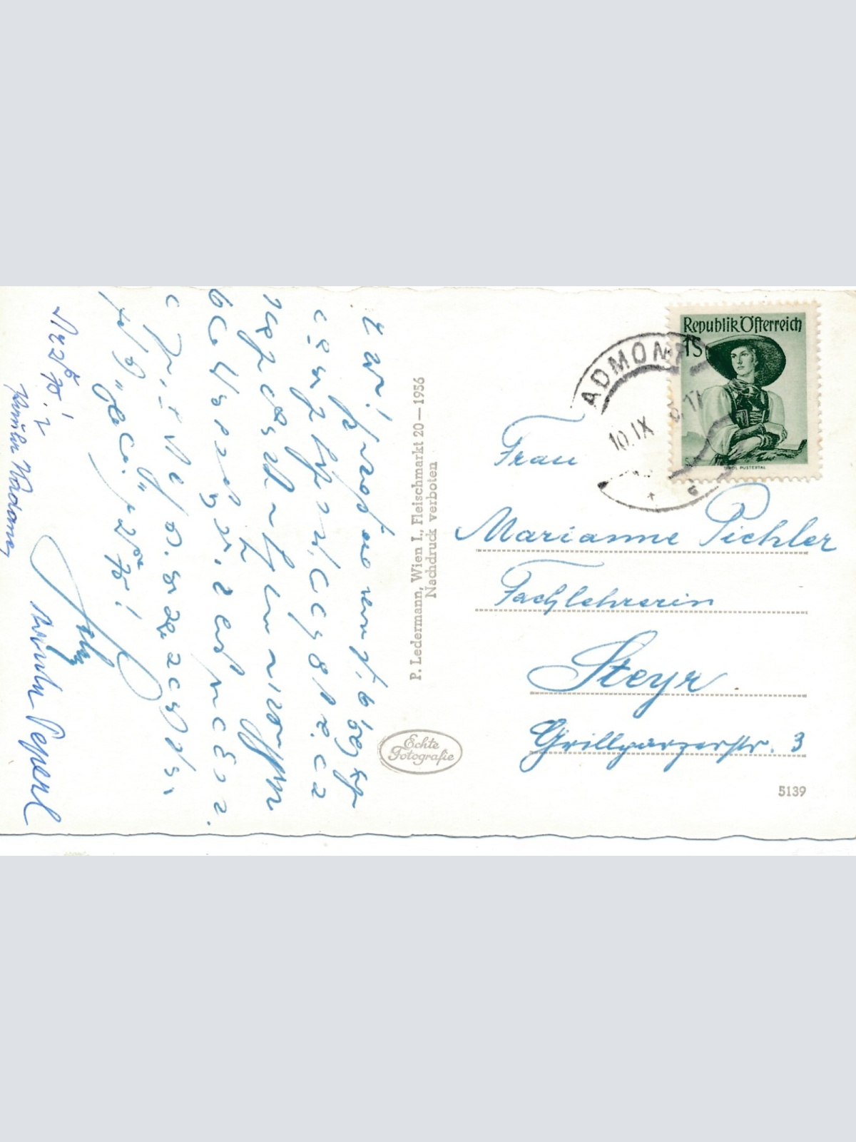 AK aus Hall bei Admont Steiermark Ansichtskarte (13076)