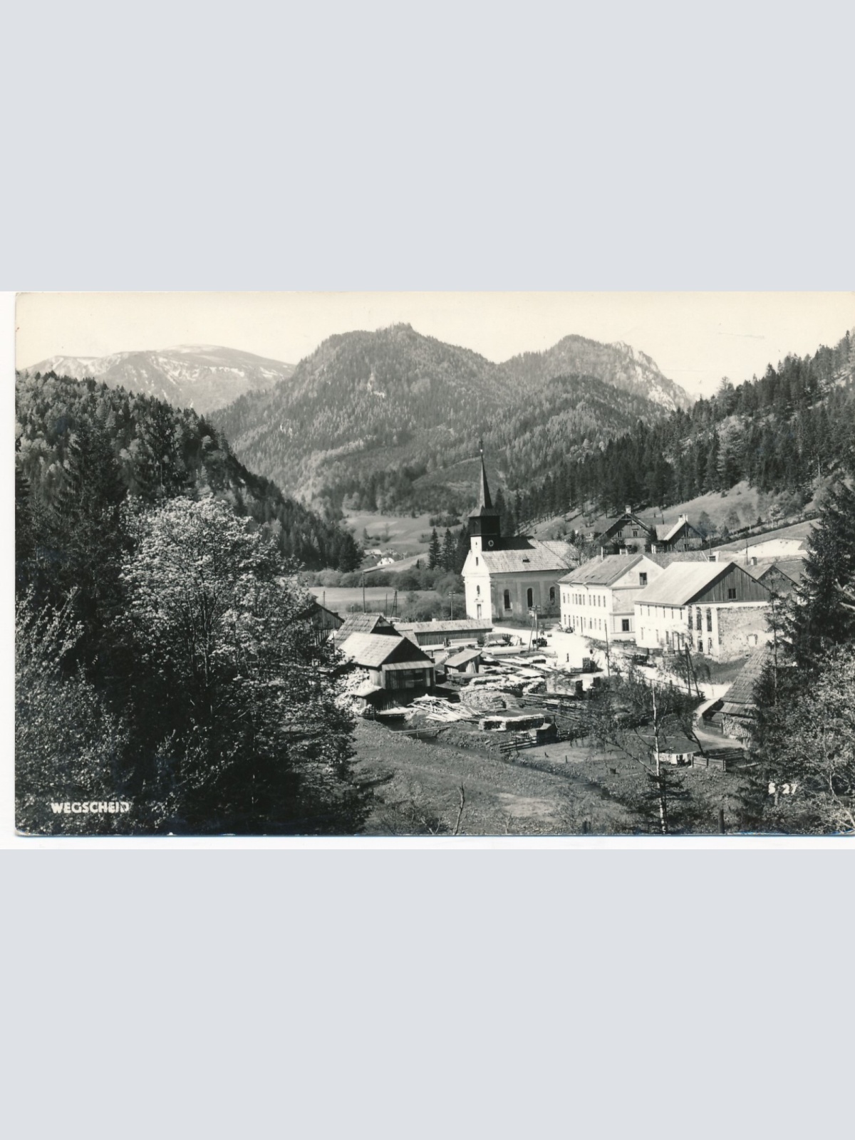 AK aus Wegscheid Steiermark Ansichtskarte (13077)