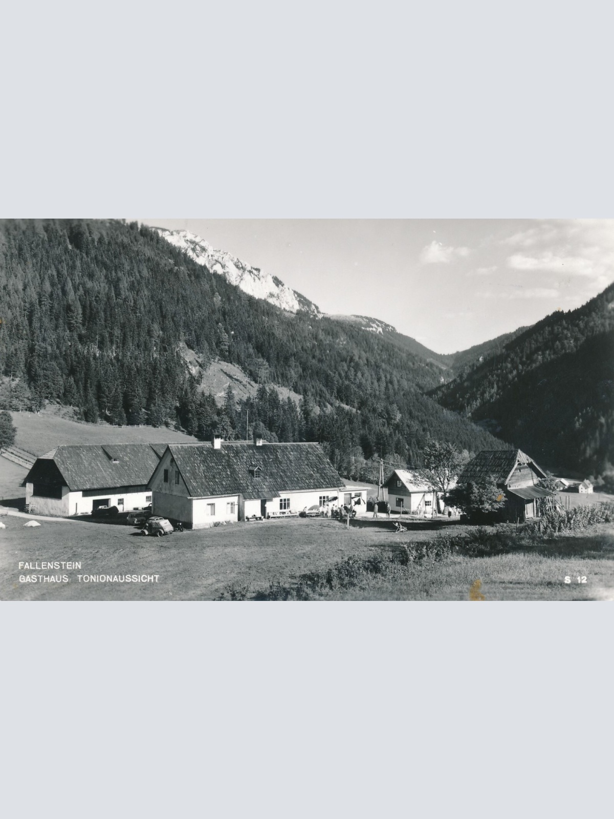 AK aus Fallenstein mit Gasthaus Tonioaussicht Steiermark Ansichtskarte (13109)