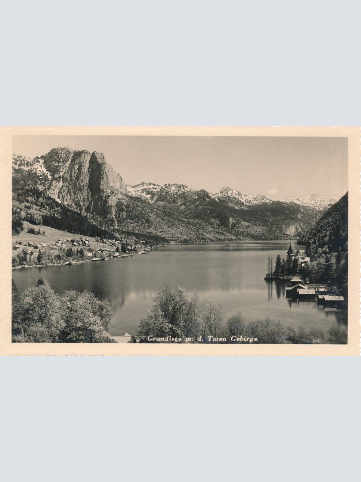 AK vom Grundlsee Steiermark Ansichtskarte (13092)