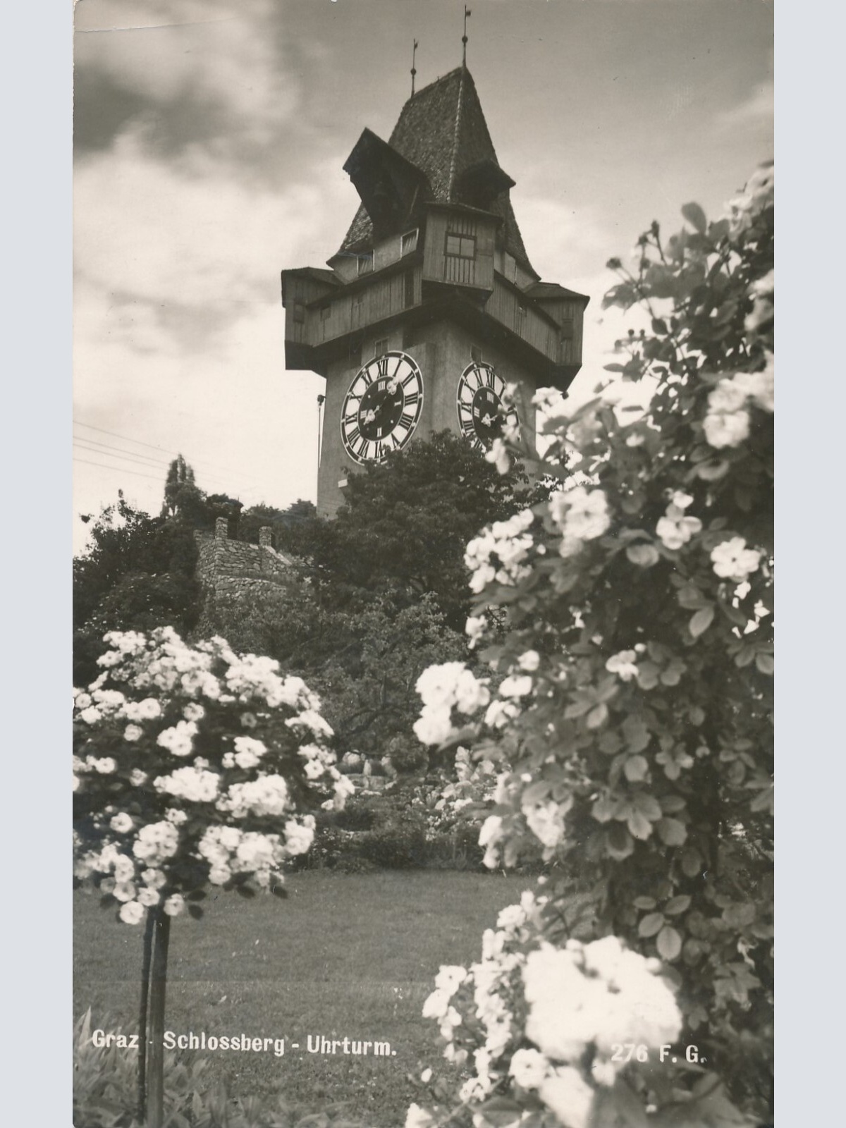 AK aus Graz Schlossberg und Uhrenturm Steiermark Ansichtskarte (13089)
