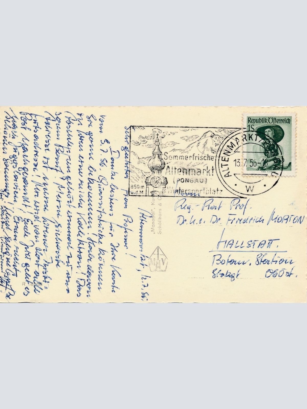 AK blick auf die Bischofsmütze Steiermark Ansichtskarte (13193)