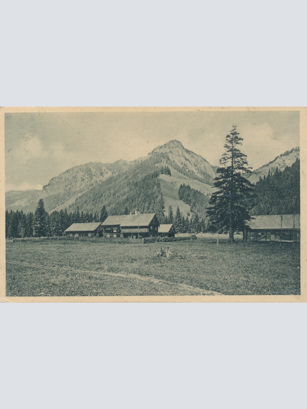 AK aus Tragöß mit Jagthaus in der Jassing Steiermark Ansichtskarte (13181)