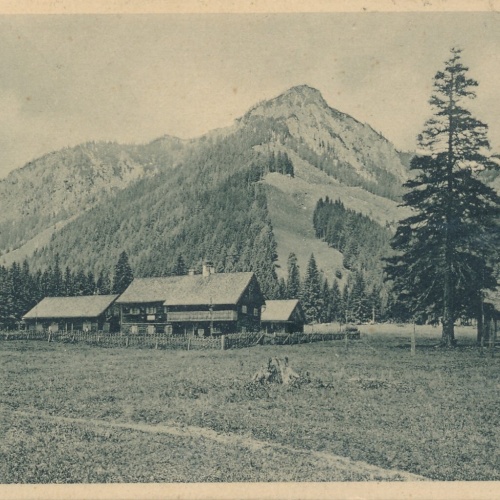 AK aus Tragöß mit Jagthaus in der Jassing Steiermark Ansichtskarte (13181)