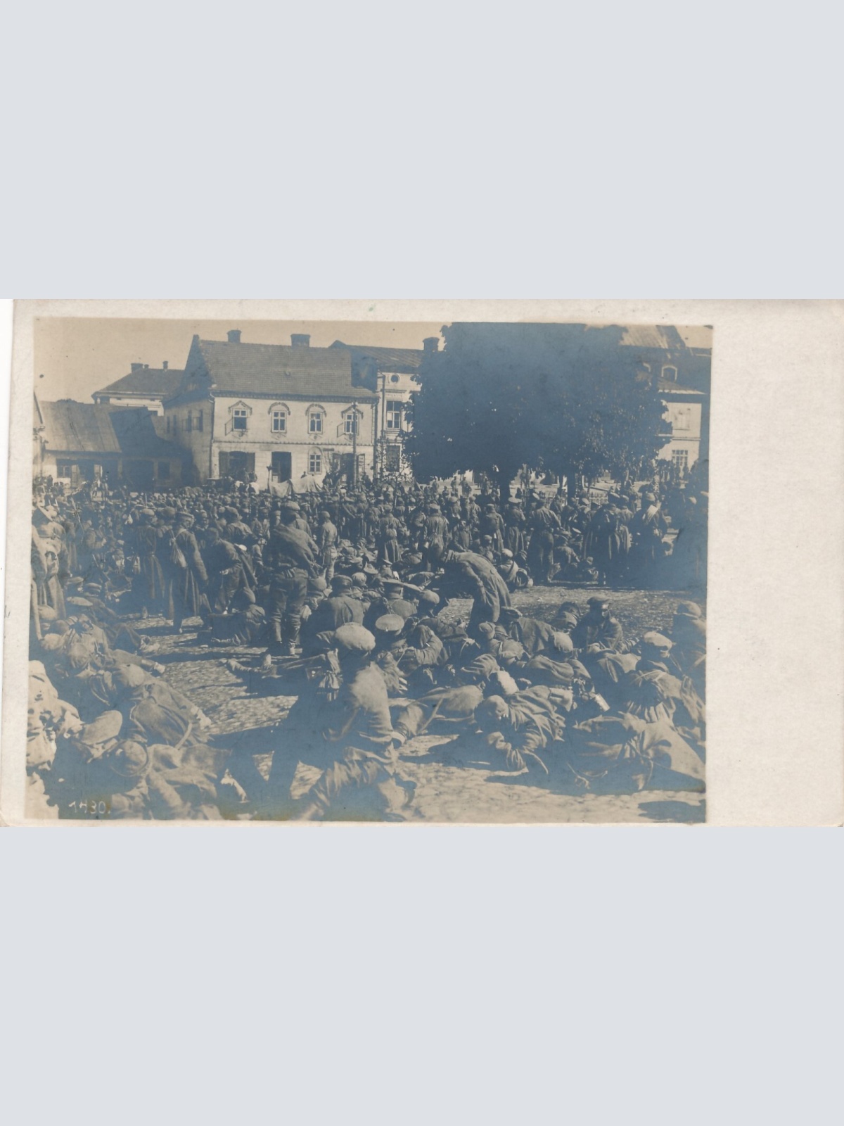 AK Russische Gefangene Ansichtskarte (11863)