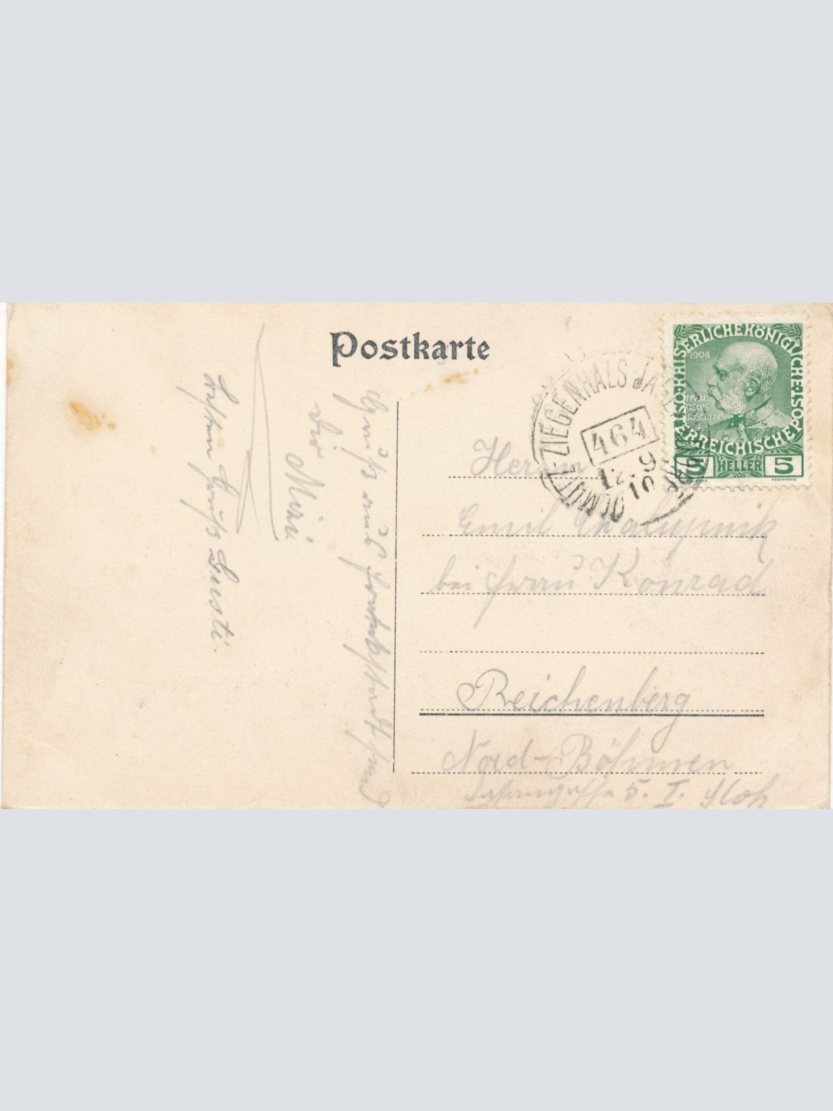 AK aus Frankstadt Tschechoslowakei  (12474)