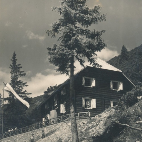 AK vom Gesäuse Buchsteinhütte Steiermark Ansichtskarte (13178)